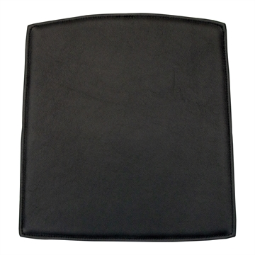NON-reversible Black Standard Seat cushion in Basic select Leather for Ikea Ypperlig  chair